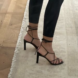 Jimmy Choo lace up heel. Size 37. So comfortable. amazing condition